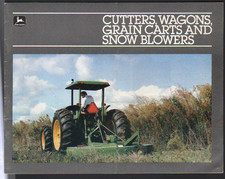 1983 John Deere Cutters, Wagons, Grain Carts and Snow Blowers Brochure Leaflet