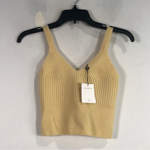 Sandro wool knit crop tank - sandro,