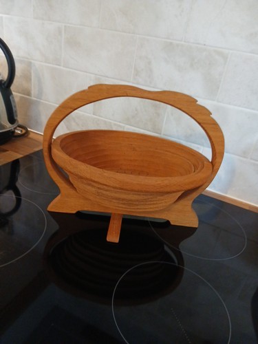 Vintage folding wood friut - folding,