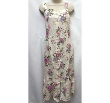 NEXT White Floral Linen Blend