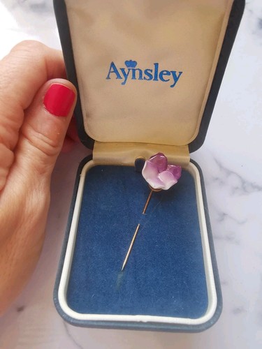 Vintage aynsley ceramic flower - vintage,