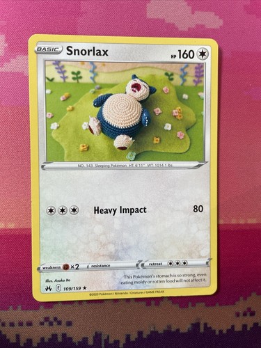 Pokemon card snorlax crown - card,