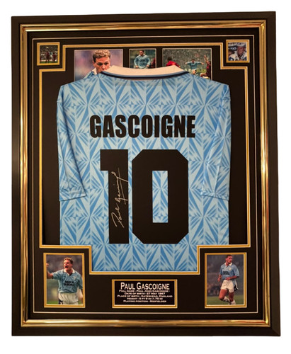 Framed paul gascoigne - of, lazio