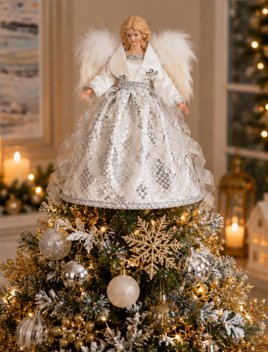 White angel fairy christmas - white,