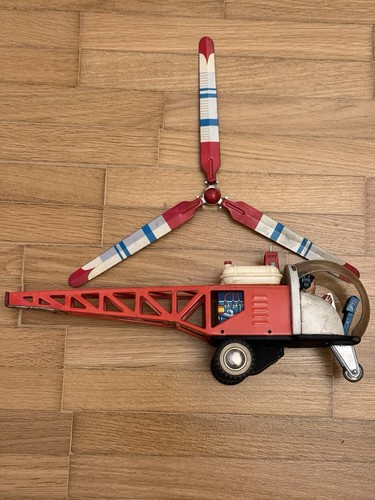 Vintage friction helicopter - vintage,