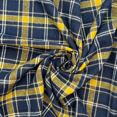 100 brushed cotton tartan - cotton, tartan-