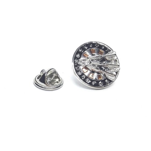 Dartboard darts lapel pin - darts,