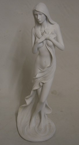 Modern black white nude - or,