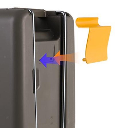 Toilet waste tank lock - toilet,