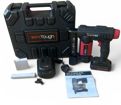 Werktough 20v cordless - cordless, staple