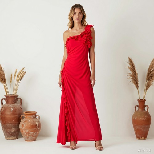 Red dress maxi - pearce, ii