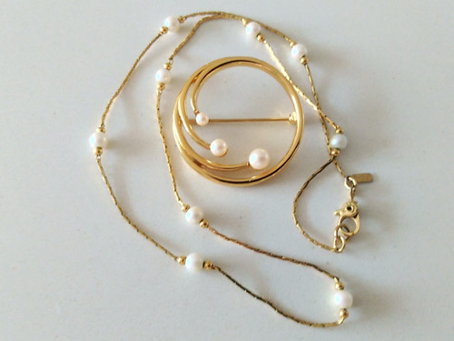 Vintage monet necklace - monet, &