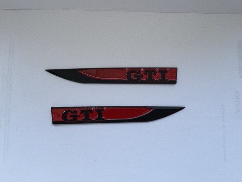 Golf gti red left wing - vw,