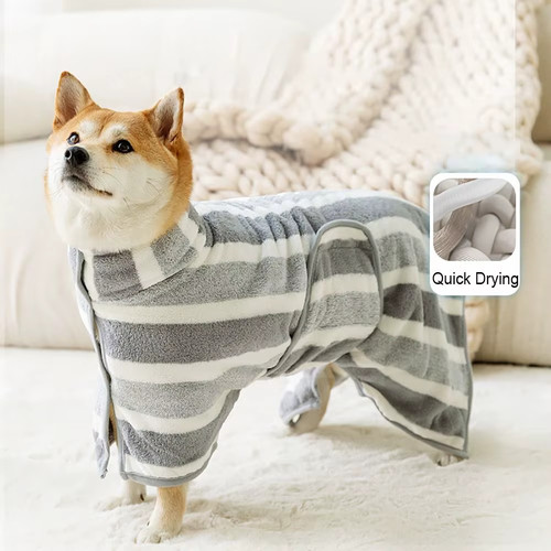 High absorption dog bathrobe - dog,