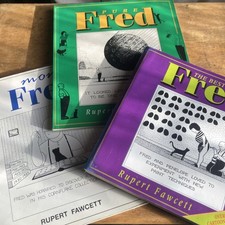 3x Fred Cartoon Books - Rupert