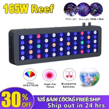 165W Aquarium LED Light Marine Fish Tank LED Reef Decor Lamp for Fresh/Saltwater