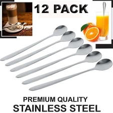 12x Long Handle Latte Spoons