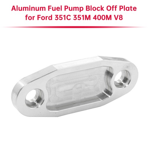 Aluminum fuel pump block - block, off