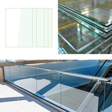 Clear glass balustrade panels - clear,