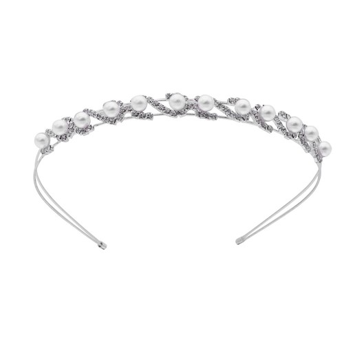 Bridal rhinestone hair bands - bridal,