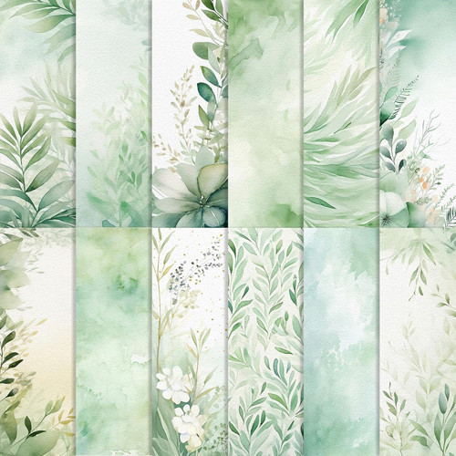 Sheets sage green boho - 24,