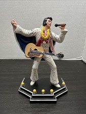 Bradford exchange Elvis Presley Aloha From The King Statue showcase King collect