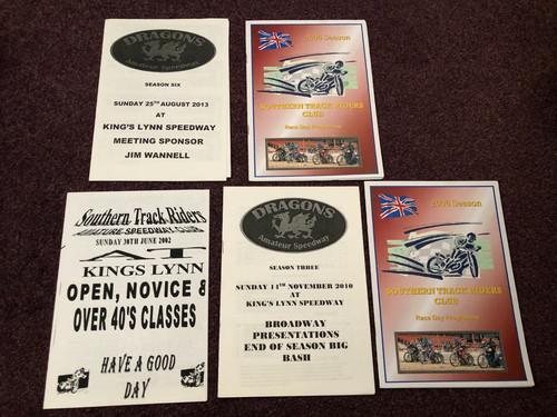 Speedway programmes 5 - x,