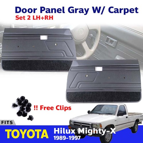 Door panel gray carpet fits - door,