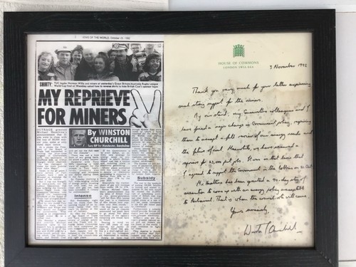 Signed letter from winston - signed,