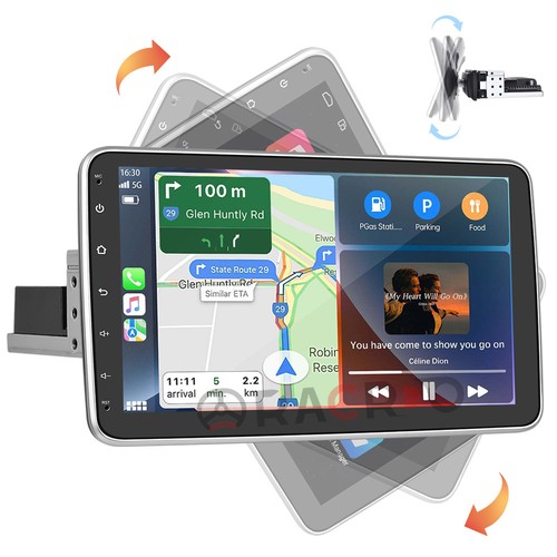 Rotatable 1din car - 10.1",
