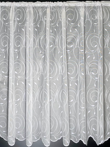 Net curtain floral design - curtain,,