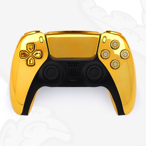 Custom ps5 controller gold - controller,