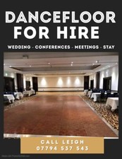Portable dance floor - floor, (hire)