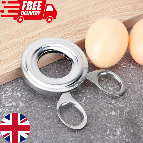 Stainless boiled egg topper - stainless,