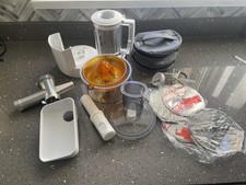 BOSCH FOOD MIXER UNUSED ATTACHMENTS-MINCER,JUICER,BLENDER,PROCESSER