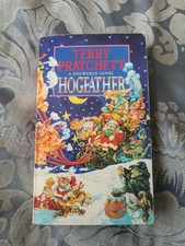 Terry Pratchett Hogfather Signed 1st Edition 2nd Printing 1997 Paperback