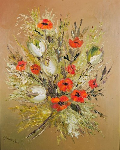 Still life with spring flowers - with,