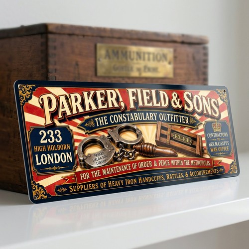 Parker field sons sign - sons, 28cm