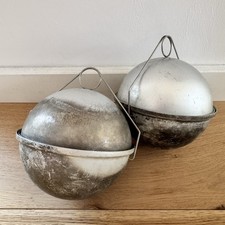 Vintage Pudding Steamers Metal