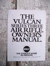 Webley vulcan series air - vulcan,