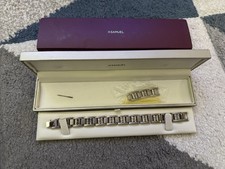 H. Samuel in-house men’s titanium link bracelet - Platinum