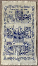 St Austell Brewery Decorative Tea Towel by Lamont - The Brewing Process - Cotton