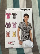 Simplicity Ladies Tops Sewing