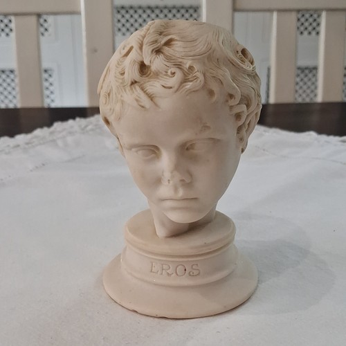Vintage eros stone bust - eros,