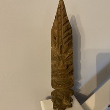 Vintage hand carved wooden - vintage,