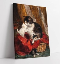 CAT AND 3 KITTENS, HENRIETTE