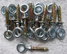 EXPANDING EYEBOLTS 1A PACK OF 20 ANCHOR POINT 8MM DRILL SIZE FREE SHIPPING TO UK