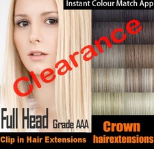 16"-26" Full Head Clip in Remy