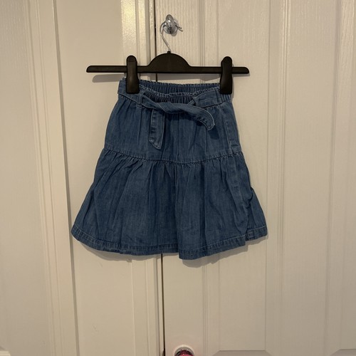 Girls next blue denim skirt - girls,