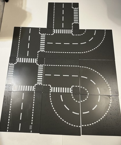 Authentic city road - road, baseplates